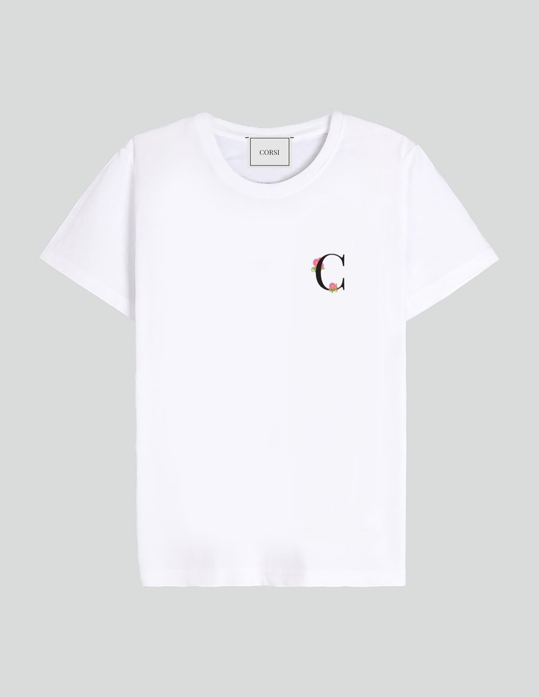 C Icon Floral Supima Cotton T-Shirt