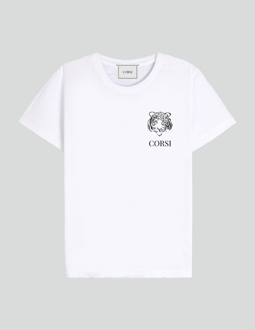 Corsi Arabic Calligraphy Tiger T-Shirt